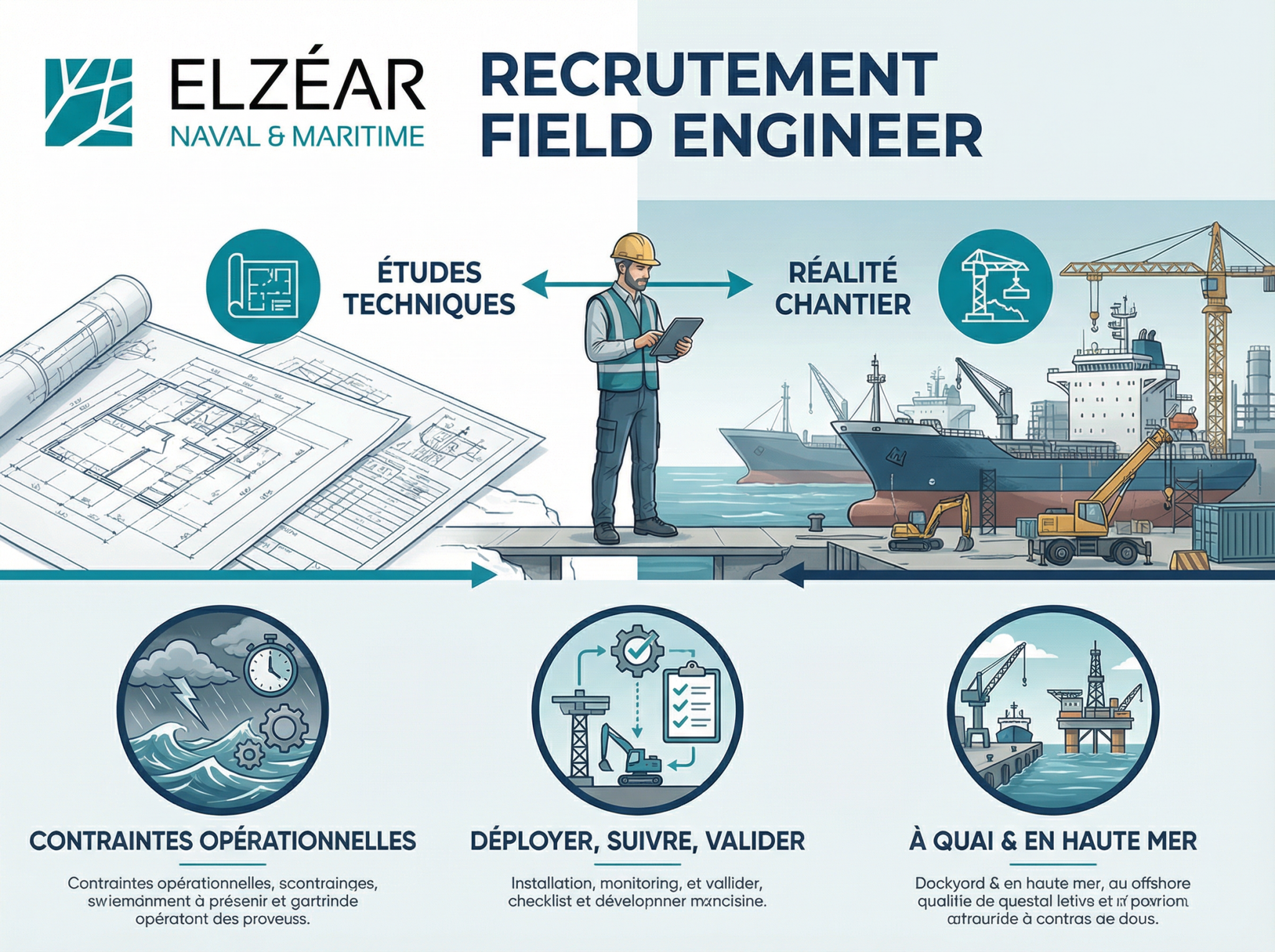 Offre d’emploi ingénieur naval maritime Elzéar